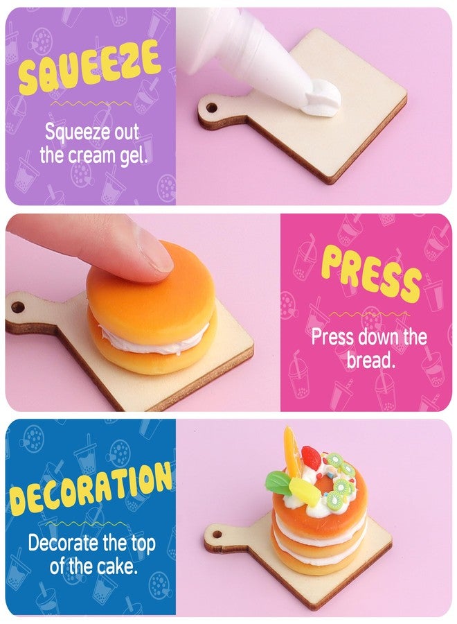 ColoPlay 12 Making Miniature Food Toys Set, DIY, Resin Play, NOT Edible, Kitchen Mini Pretend Play Food Set for Kids Age 8-13, Birthday for Girls, 8 9 10, Make Your Food - Image 4